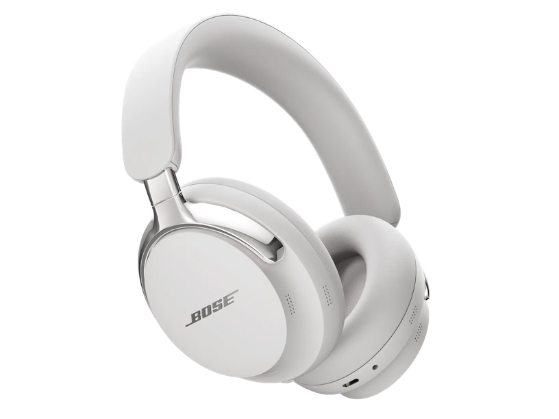 Bose QuietComfort Ultra Wireless Noise Canceling Over-Ear Headphones (White, 2nd Gen)