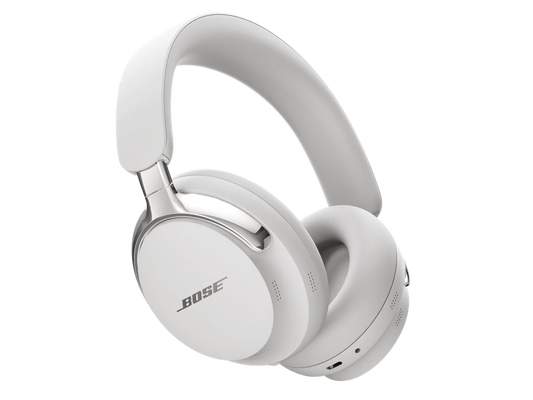 Bose QuietComfort Ultra Wireless Noise Canceling Over-Ear Headphones (White, 2nd Gen)