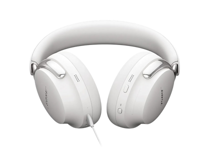 Bose QuietComfort Ultra Wireless Noise Canceling Over-Ear Headphones (White, 2nd Gen)