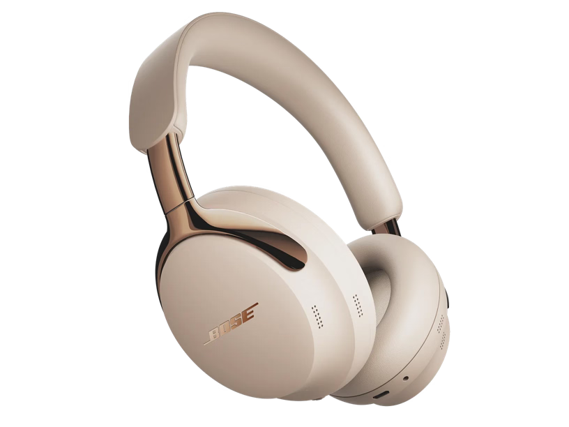 Bose QuietComfort Ultra Wireless Noise Canceling Over-Ear Headphones (Driftwood Sand, 2nd Gen)