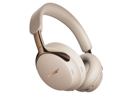 Bose QuietComfort Ultra Wireless Noise Canceling Over-Ear Headphones (Driftwood Sand, 2nd Gen)