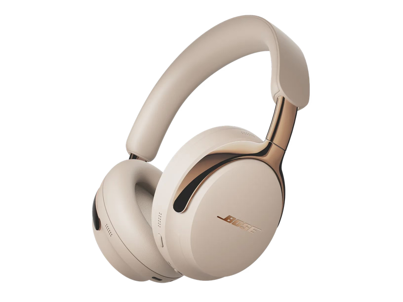 Bose QuietComfort Ultra Wireless Noise Canceling Over-Ear Headphones (Driftwood Sand, 2nd Gen)