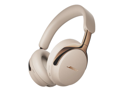 Bose QuietComfort Ultra Wireless Noise Canceling Over-Ear Headphones (Driftwood Sand, 2nd Gen)