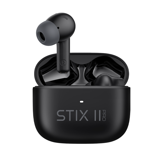 Veho Stix II True wireless earphones - Carbon Black