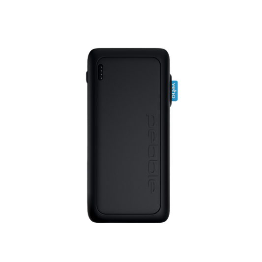 Veho Pebble PZ-20 Rugged Portable Power Bank - 20,000-mAh - Black