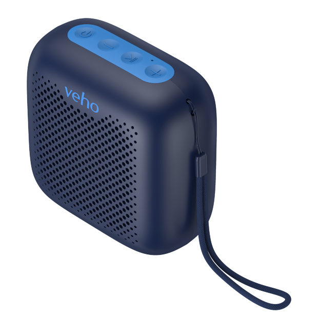 Veho MZ-4 Water Resistant Wireless Bluetooth Speaker-Blue