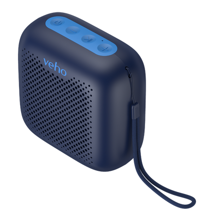 Veho MZ-4 Water Resistant Wireless Bluetooth Speaker-Blue