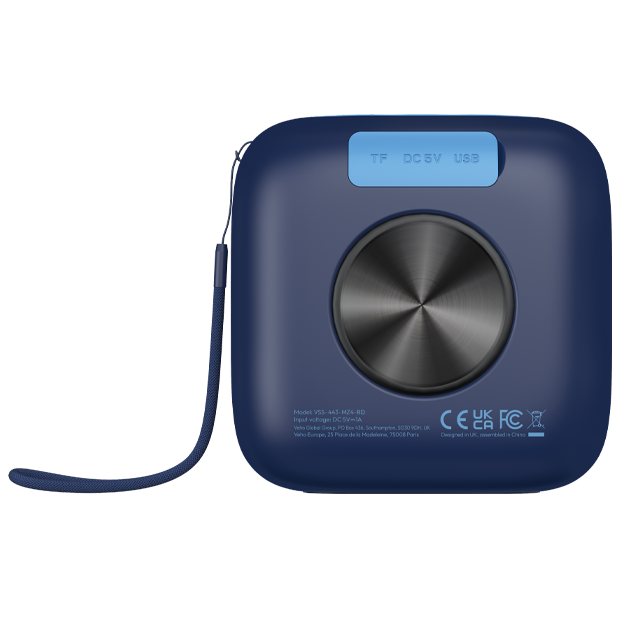 Veho MZ-4 Water Resistant Wireless Bluetooth Speaker-Blue