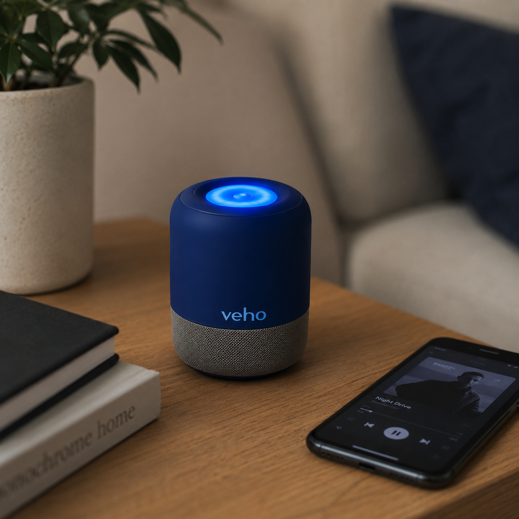 Veho MZ-S Portable Rechargeable 5-watt Wireless Bluetooth Speaker - Blue