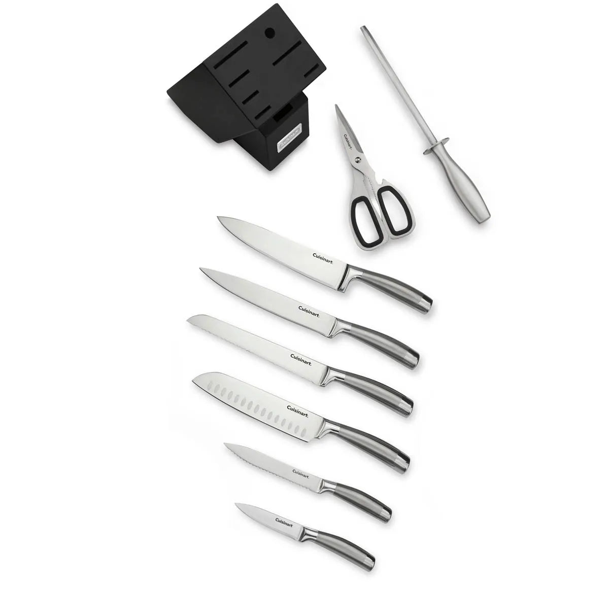 Cuisinart German Steel V-Edge 9-Piece Knife Block Set