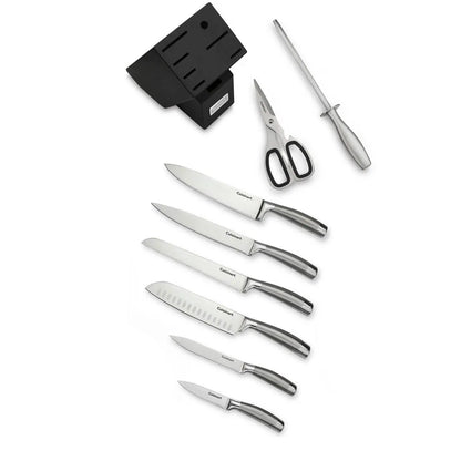 Cuisinart German Steel V-Edge 9-Piece Knife Block Set