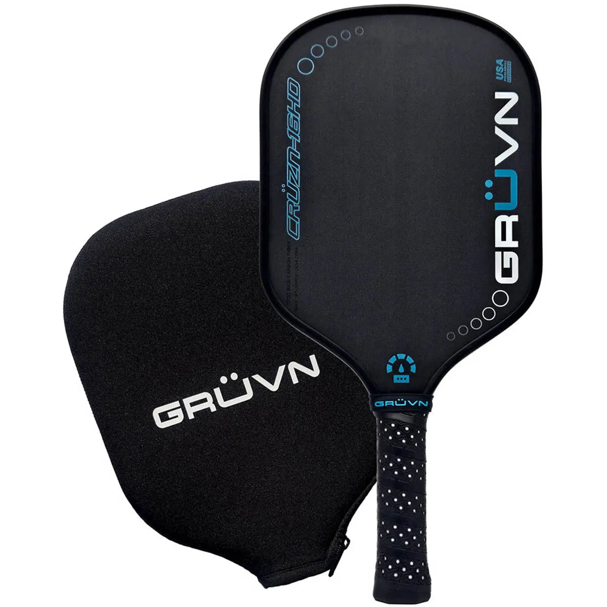 GRÜVN CRÜZN-16S Pickleball Paddle - Blue Stealth