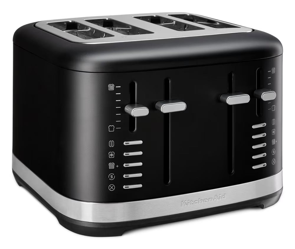 KitchenAid 4 Slice Metal Toaster - Black Matte
