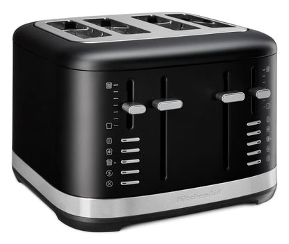 KitchenAid 4 Slice Metal Toaster - Black Matte