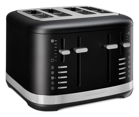 KitchenAid 4 Slice Metal Toaster - Black Matte