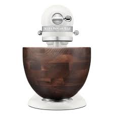 KitchenAid Artisan® Series 5 Quart Tilt-Head Stand Mixer with Walnut Wood Bowl